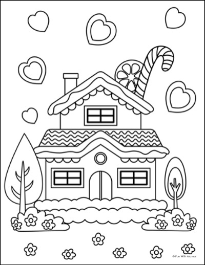 gingerbread-house-coloring-pages-hearts