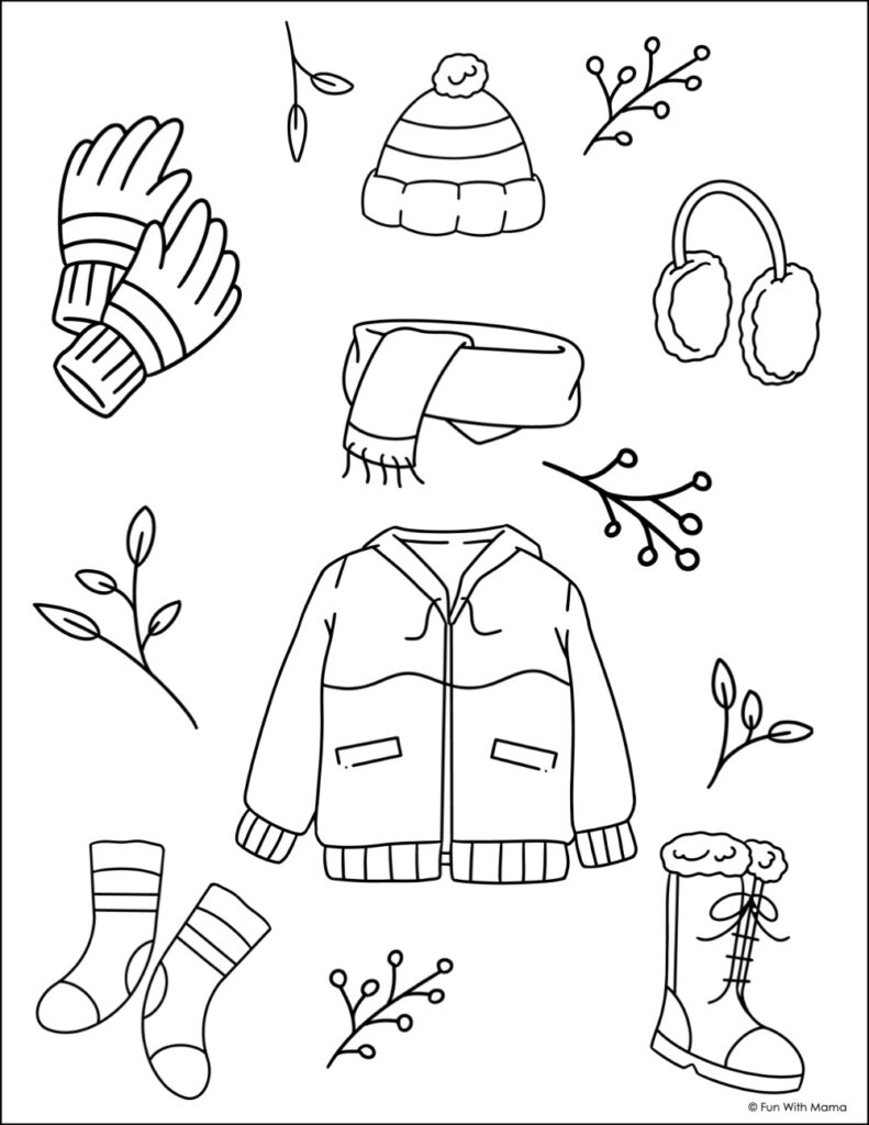 winter-clothes-coloring-page