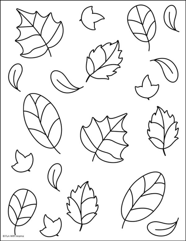 maple-leaves-coloring-page