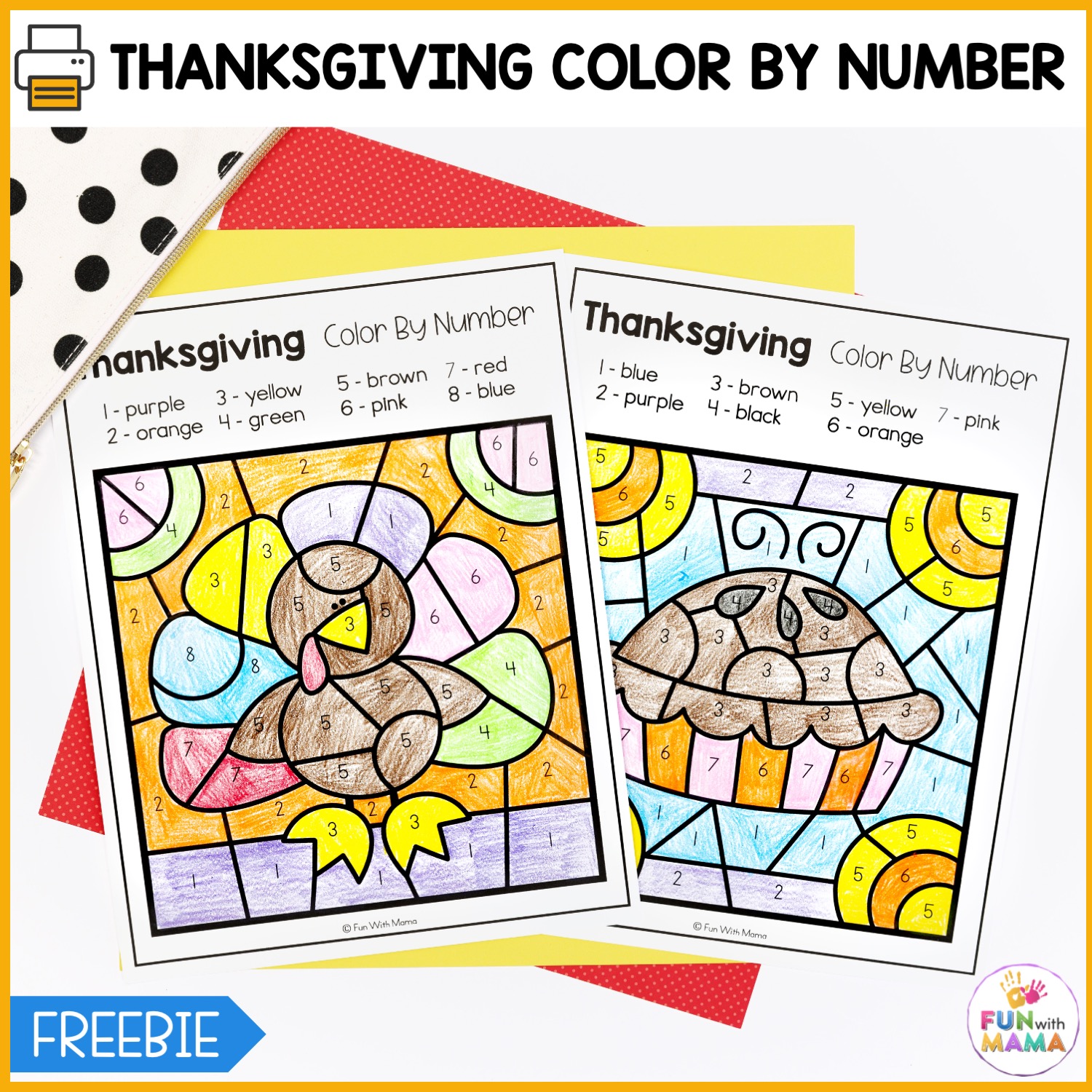 Thanksgiving-Color-by-Number