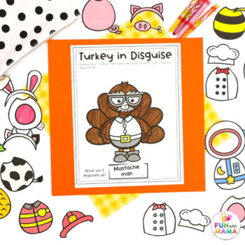 FREE Turkey In Disguise Project Template