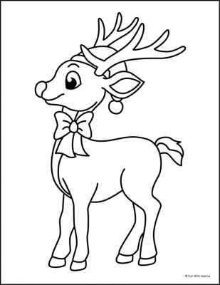 reindeer-rudolph-christmas-coloring-pages-free-printable