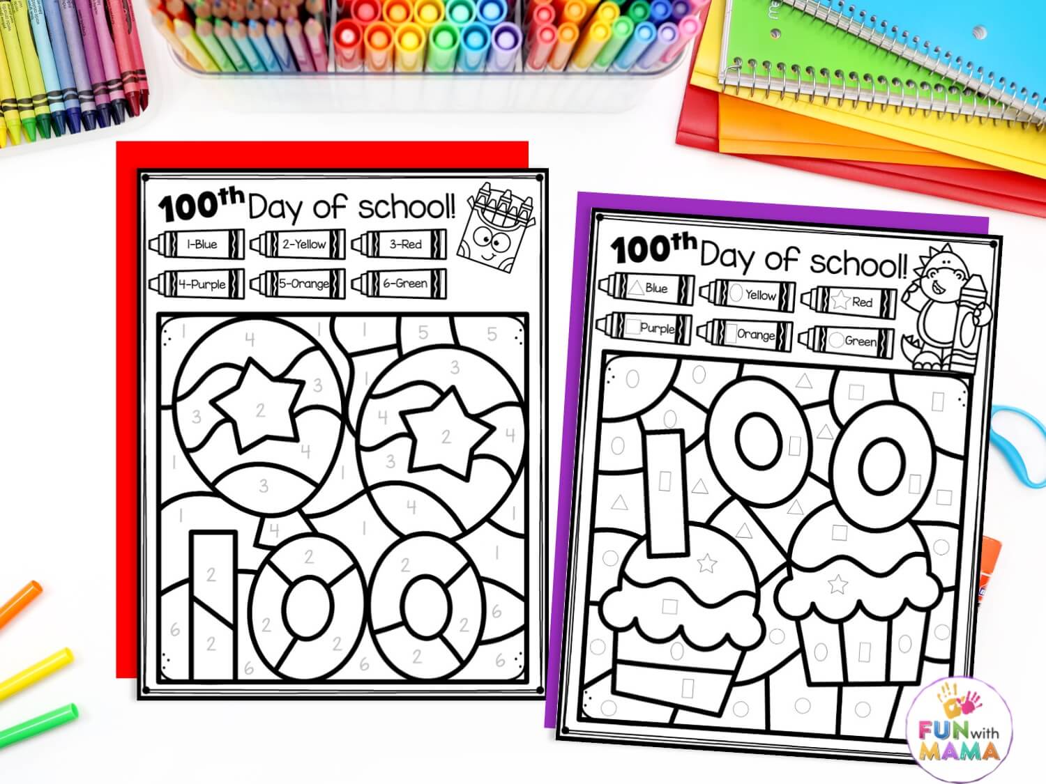 100th-day-coloring-activity