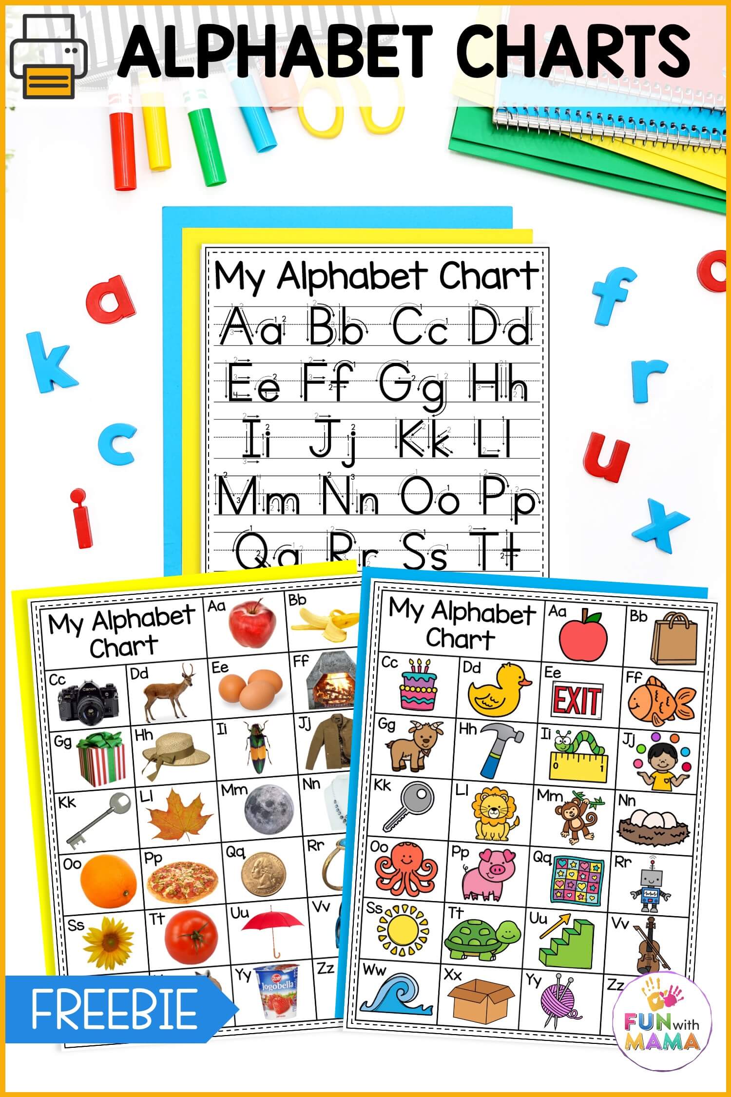Alphabet Chart pinned image