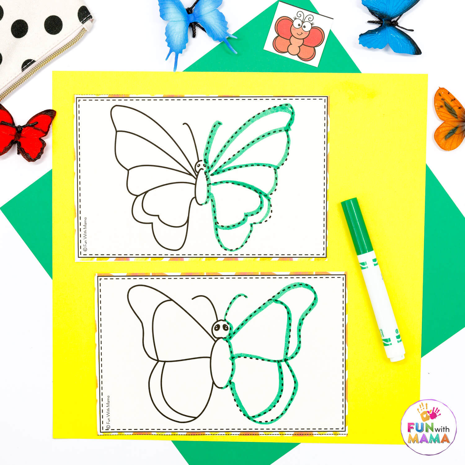 butterfly activities tracing