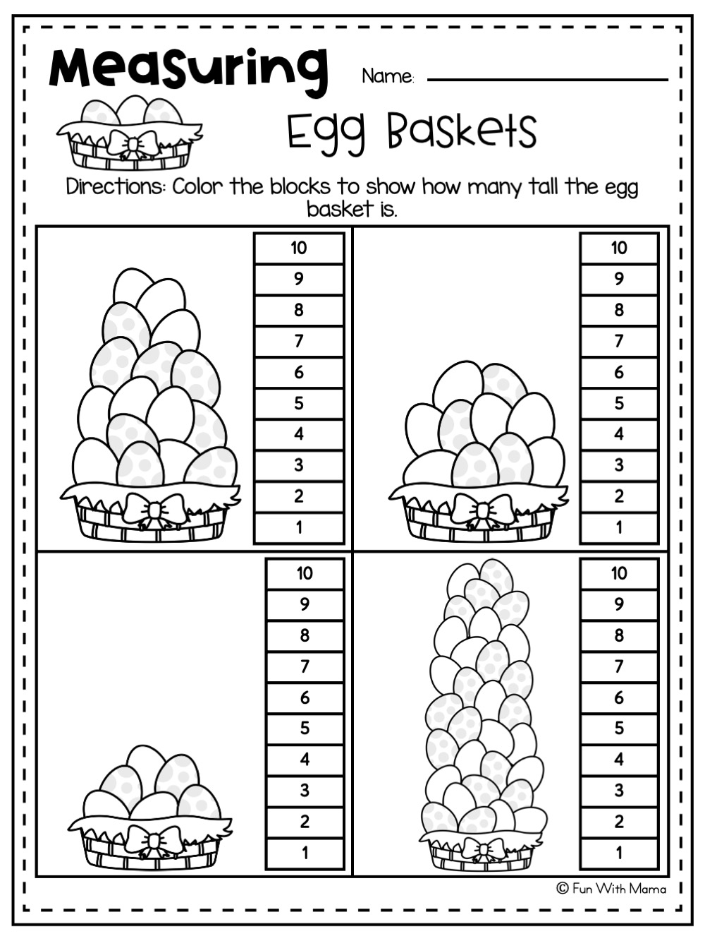 measure the basket activity