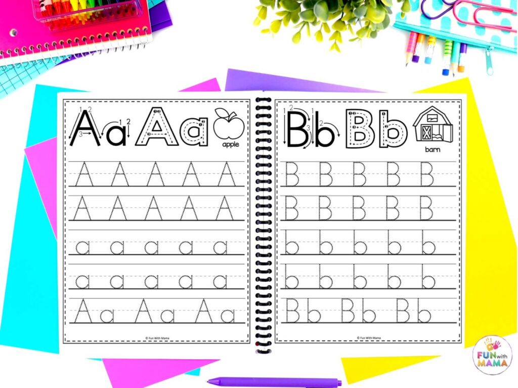 letter tracing worksheets