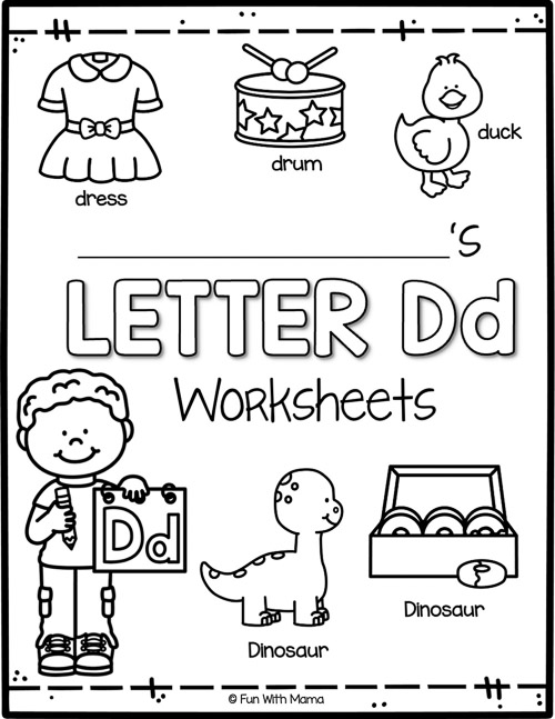 letter d cover page