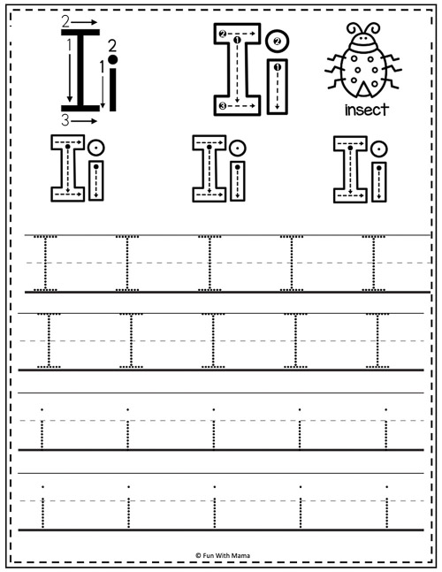 letter j tracing worksheets