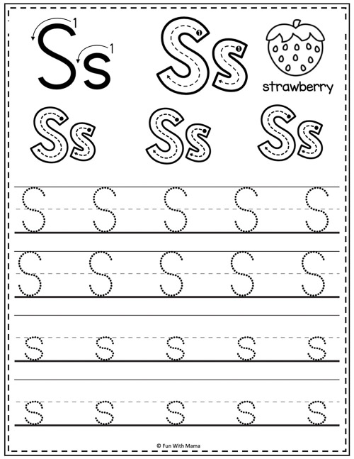 preschool tracing worksheets