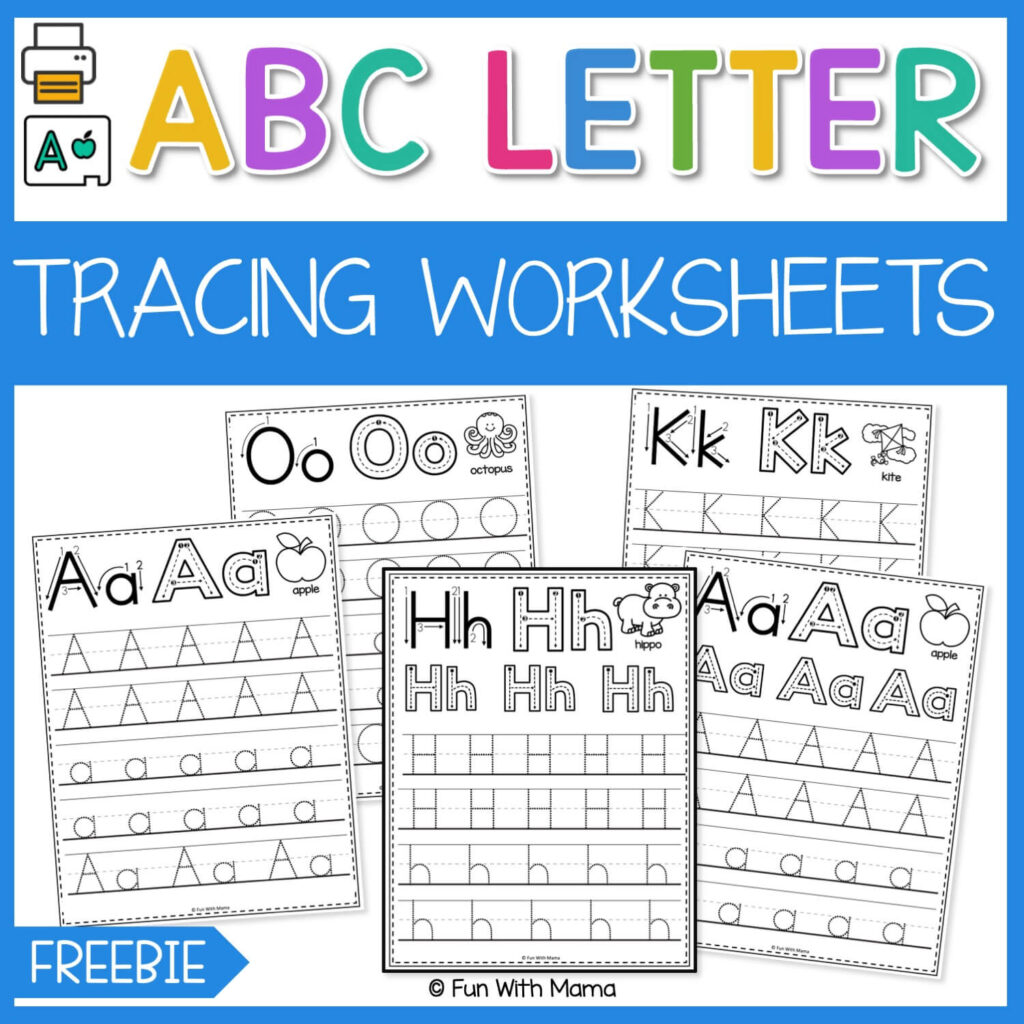 pre k worksheets alphabet tracing