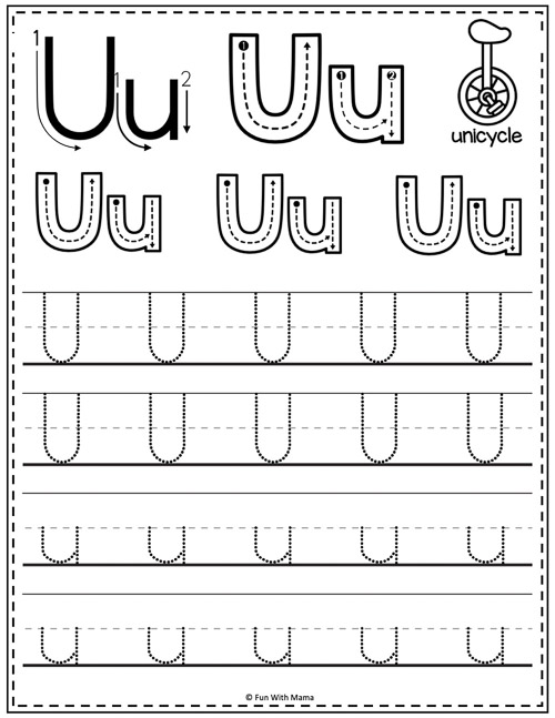 pre k worksheets alphabet tracing