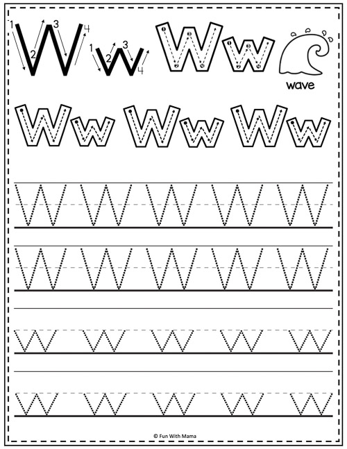 preschool tracing worksheets