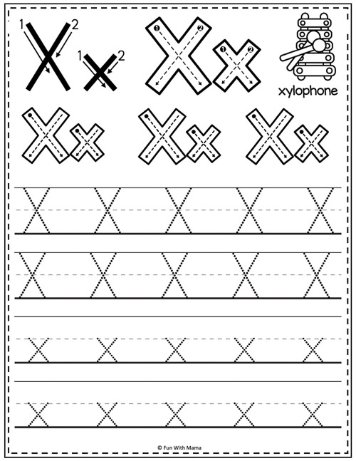 pre k worksheets alphabet tracing