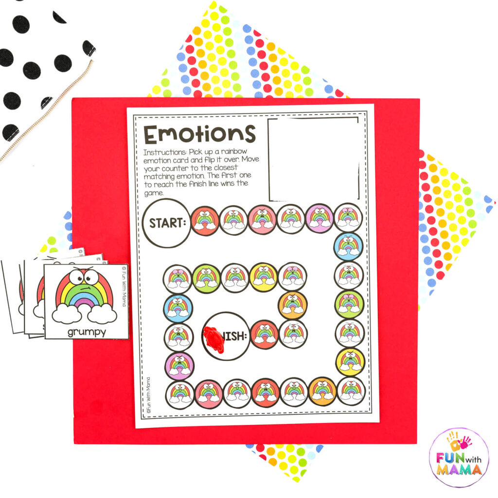 identify the emotions worksheet