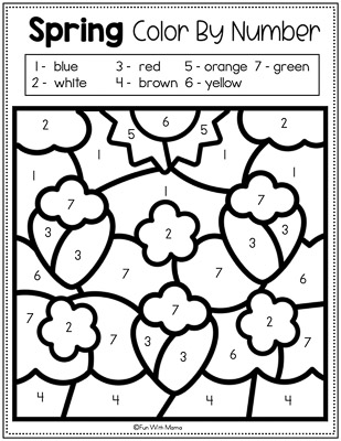 color by number strawberries