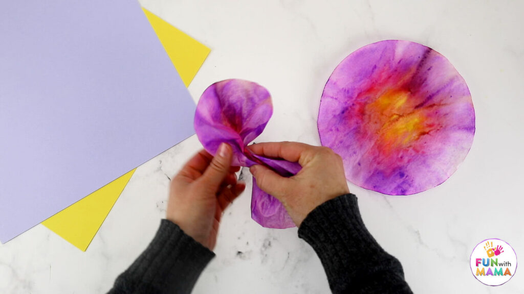 folding coffee filter butterflies