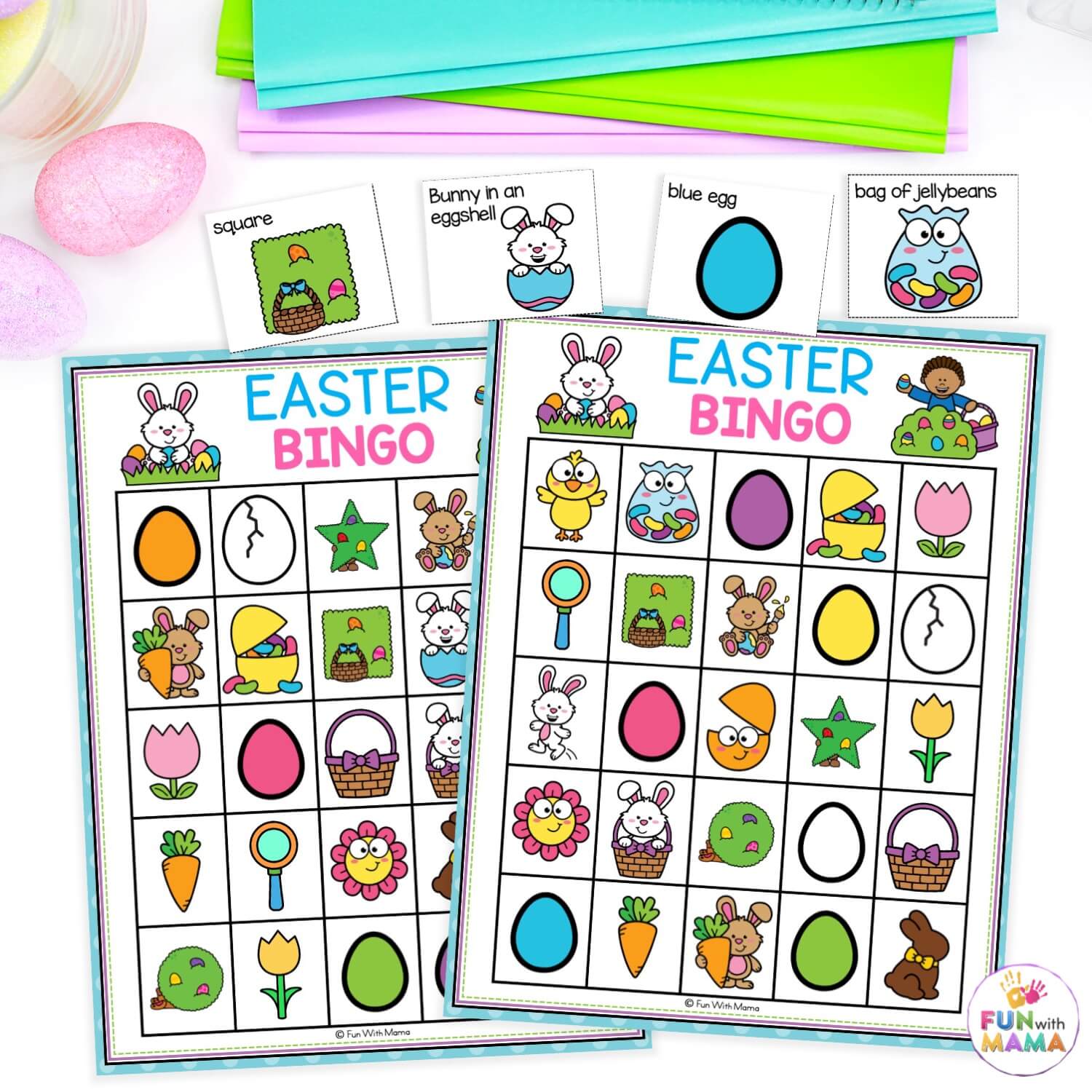 Free Easter bingo printable game