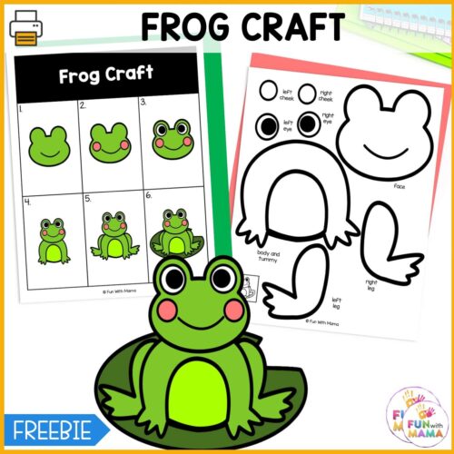 Easy Frog Craft Activity (FREE PRINTABLE) Easy Frog Craft Activity (FREE PRINTABLE)