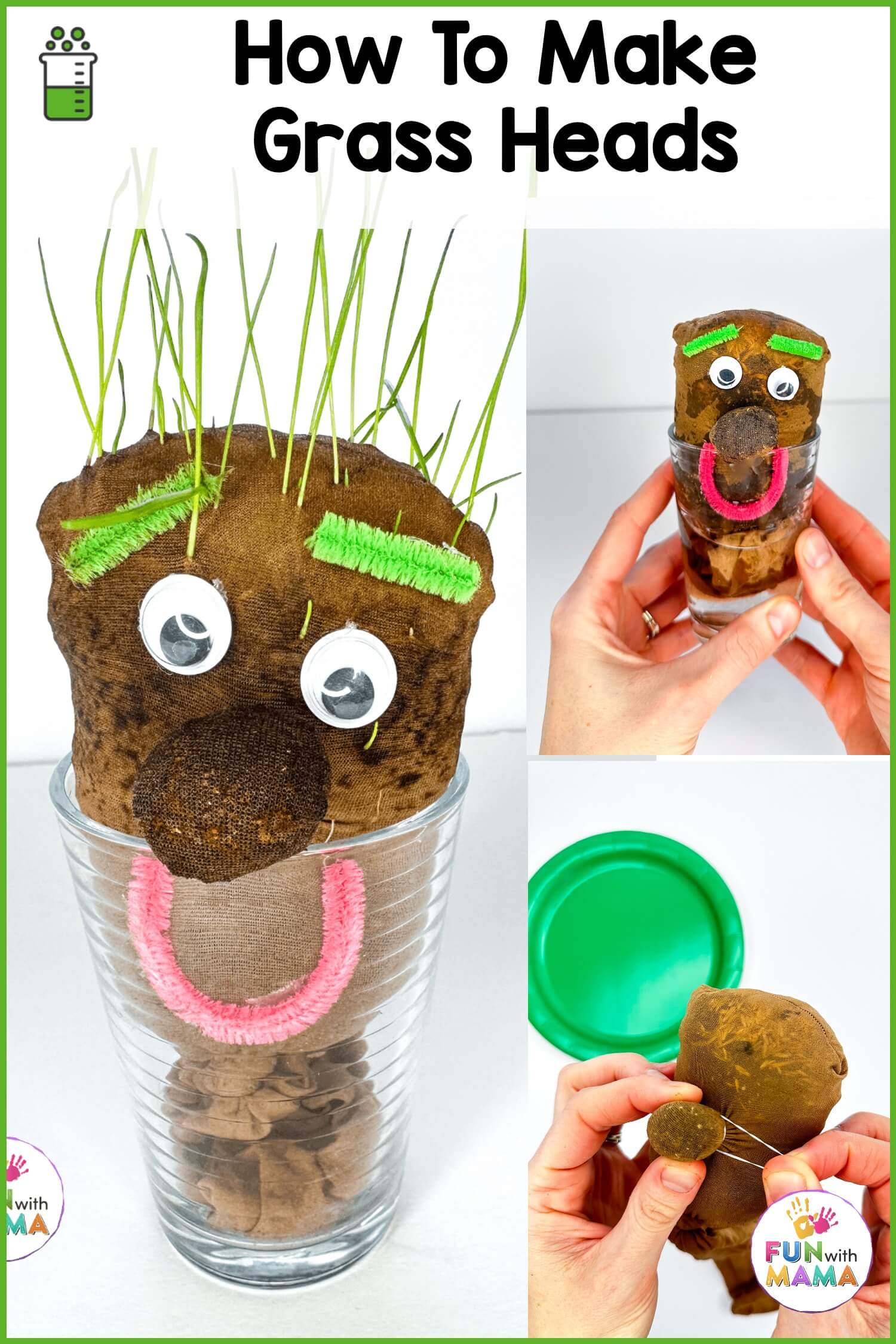 how to make grass heads