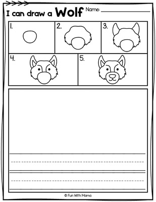 directed drawing worksheet