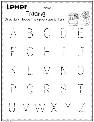 little red riding hood alphabet tracing worksheet