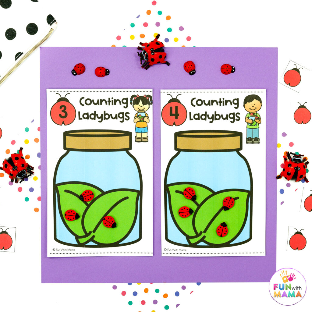 counting ladybugs spring activities for kids