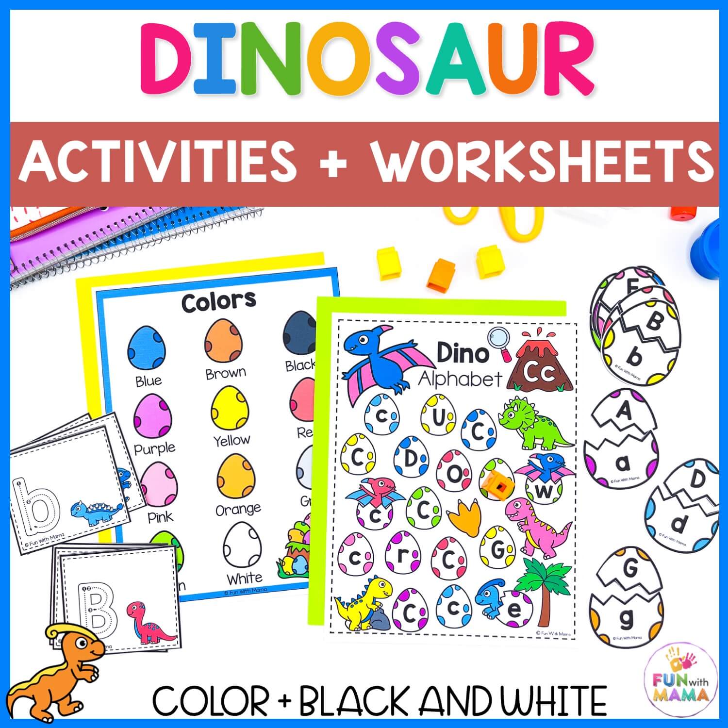 dinosaur activities and worksheets
