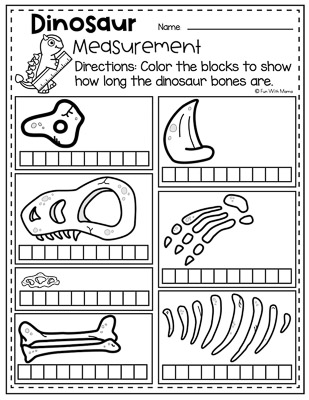 dinosaur measurement