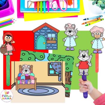 25+ Little Red Riding Hood Activities For Kids - Fun with Mama