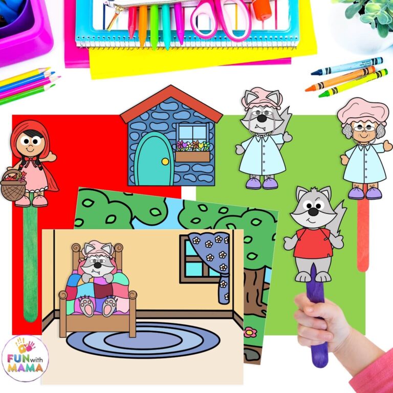 25+ Little Red Riding Hood Activities For Kids - Fun with Mama
