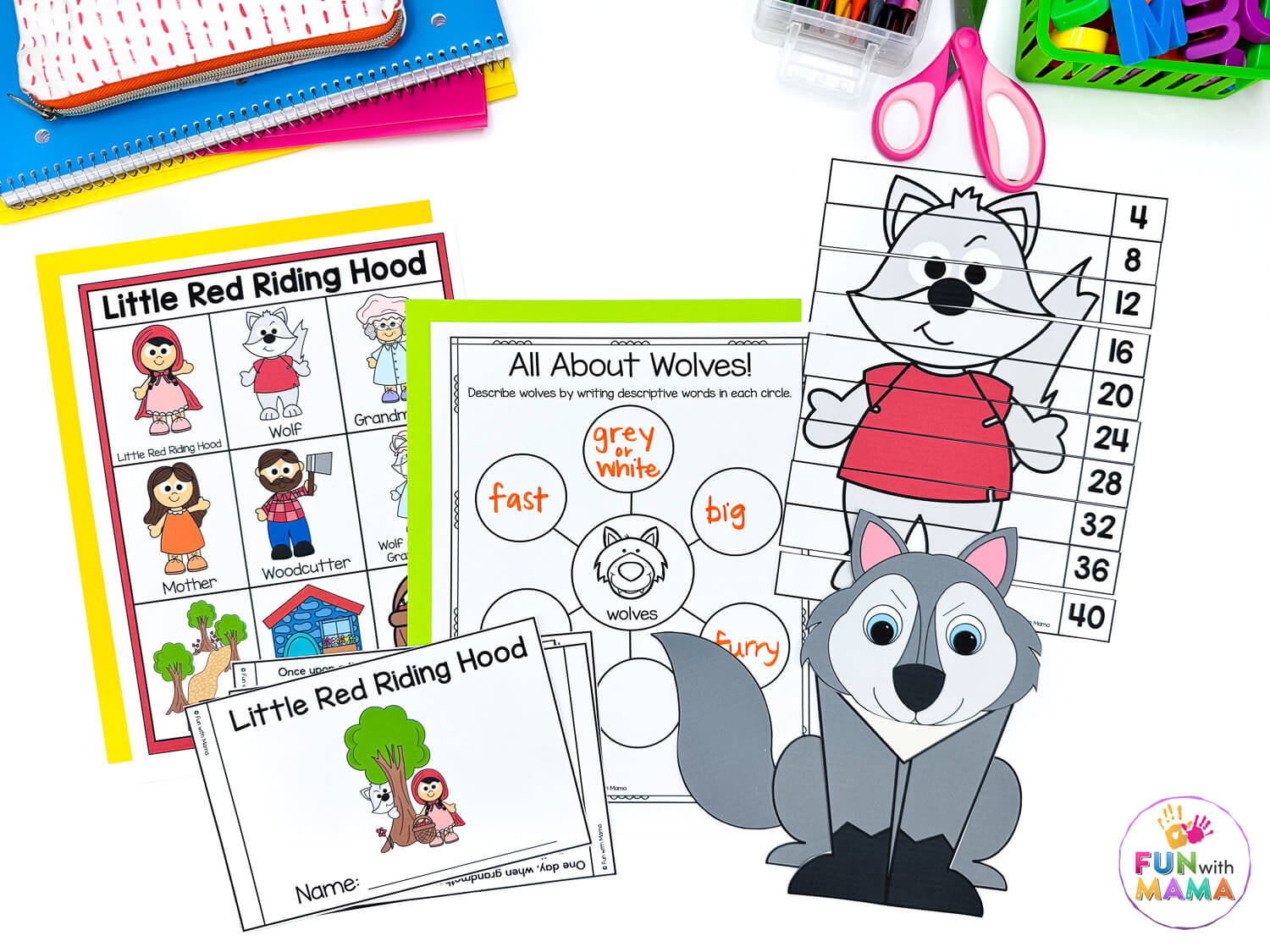 little red riding hood activities for kids