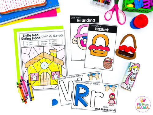 25+ Little Red Riding Hood Activities For Kids - Fun with Mama