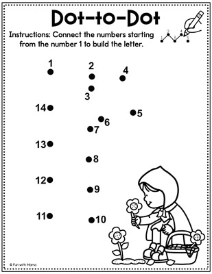 dot to dot worksheet