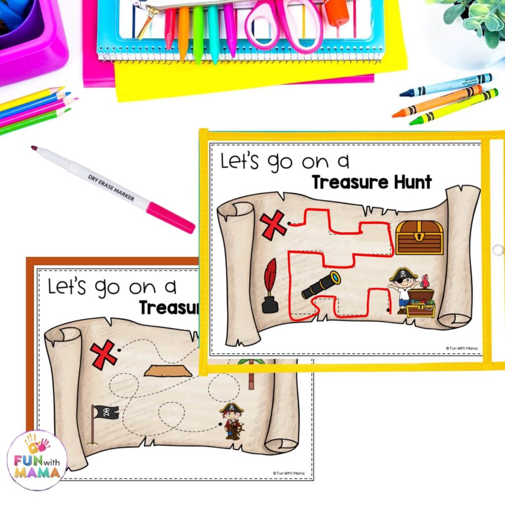 treasure hunt map