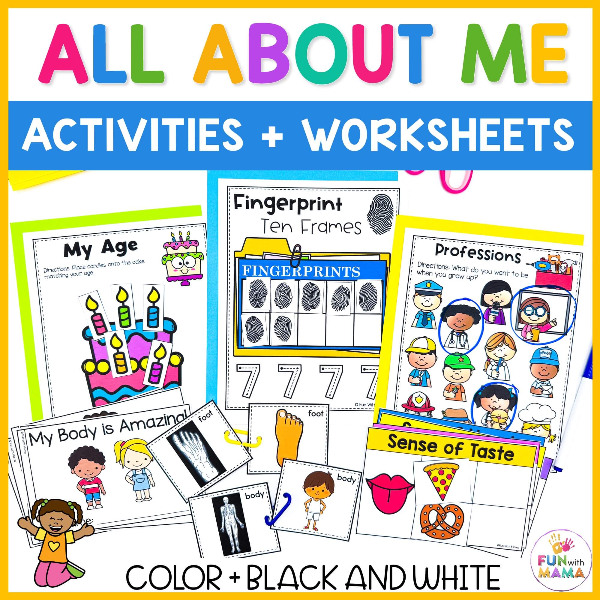 All About Me Activities For Kids All About Me Activities For Kids