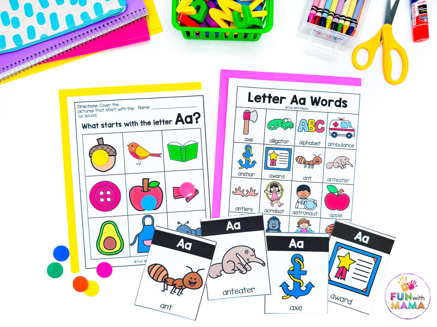 letter a activities