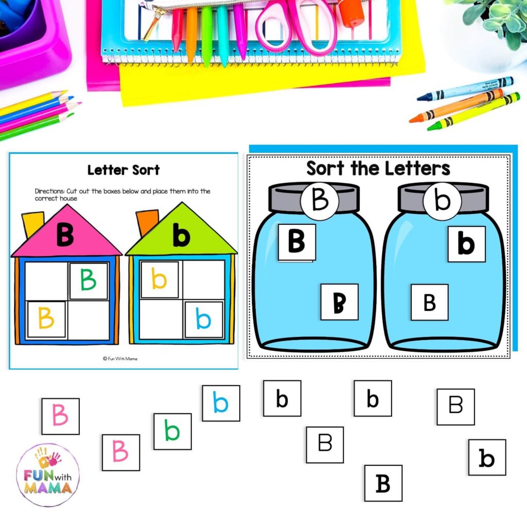 Letter B Sorting Activity
