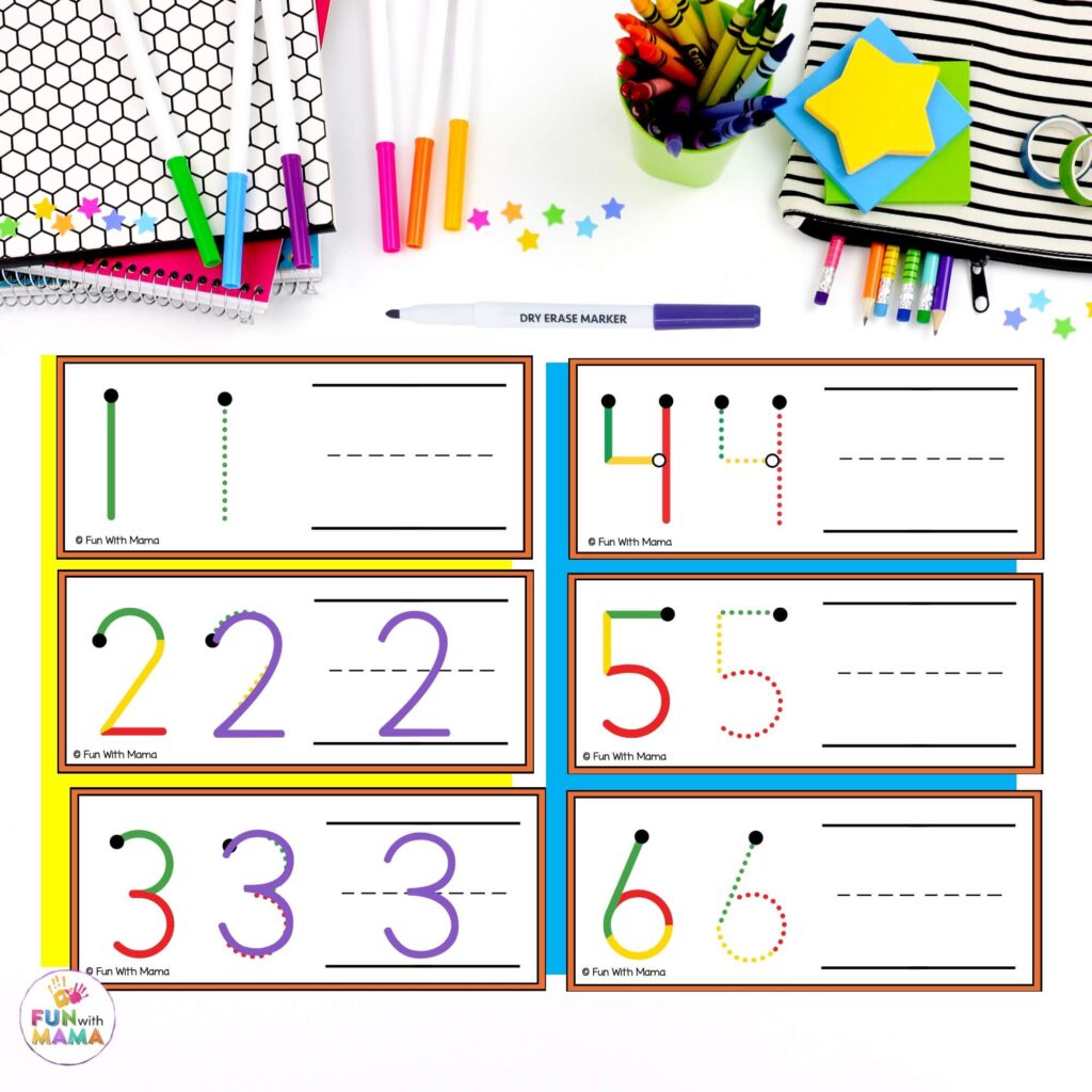 12. Number Tracing Cards