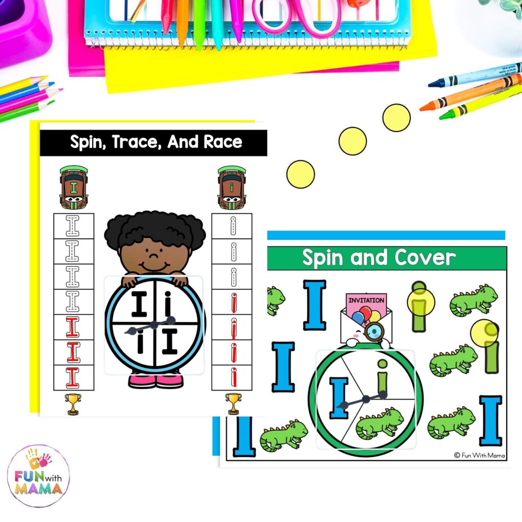 LETTER I spin and cover