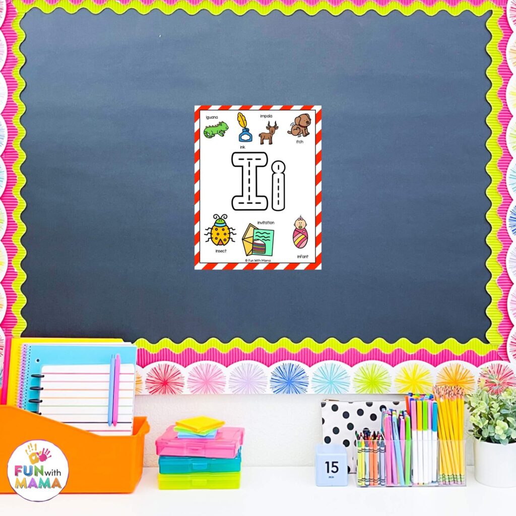 Letter I poster 