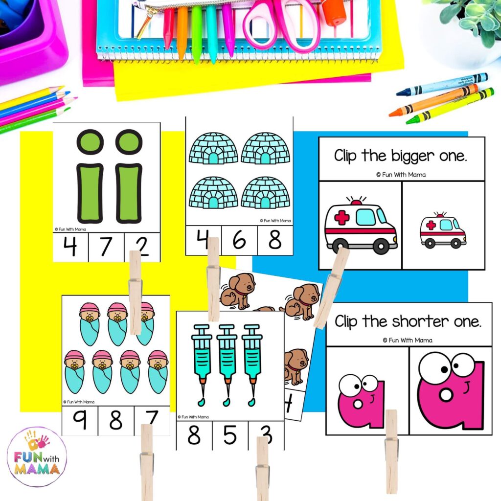 count and clip LETTER I