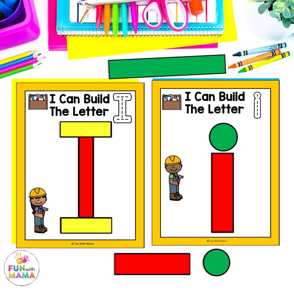build the letter i
