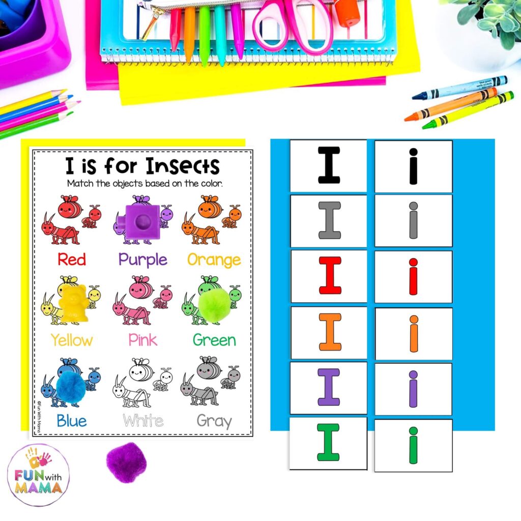color recognition of LETTER I
