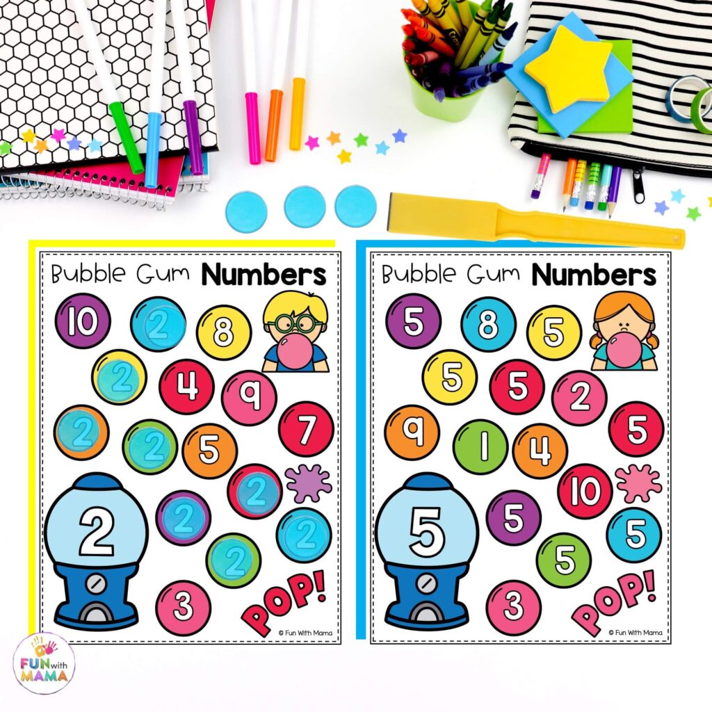 3. Bubblegum Number Hunt