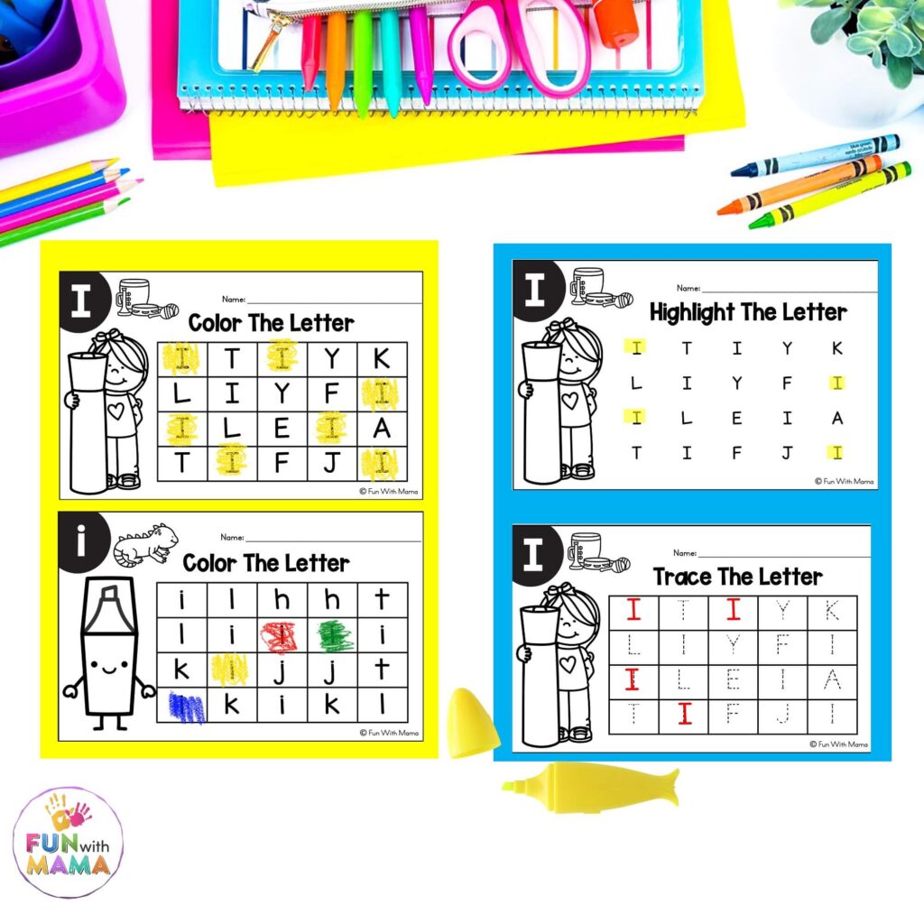 letter identification LETTER I