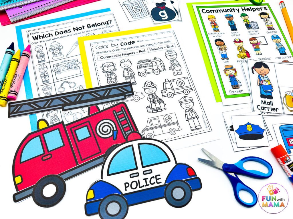 community helpers preschool unit activities