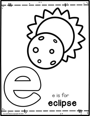 e is for eclipse