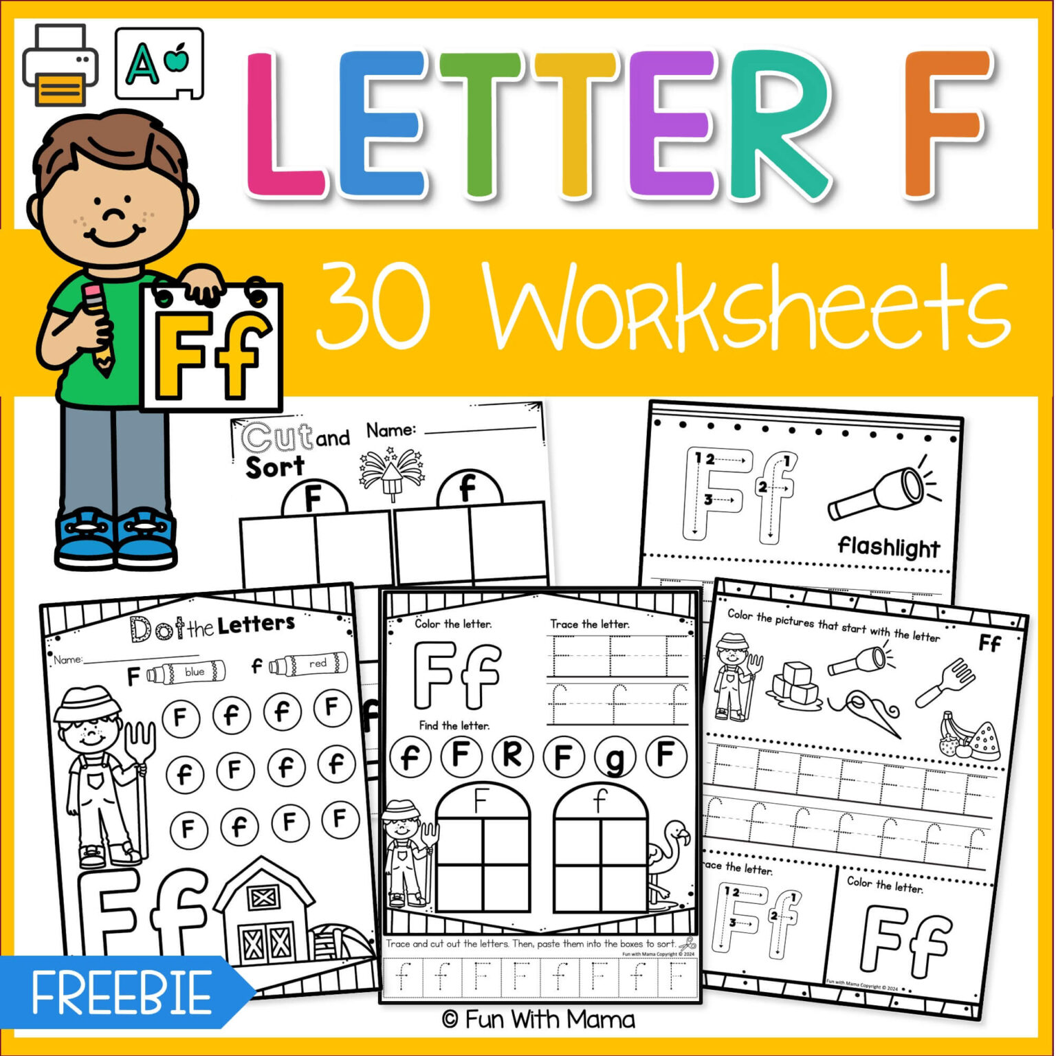 Letter J Worksheets - Fun with Mama