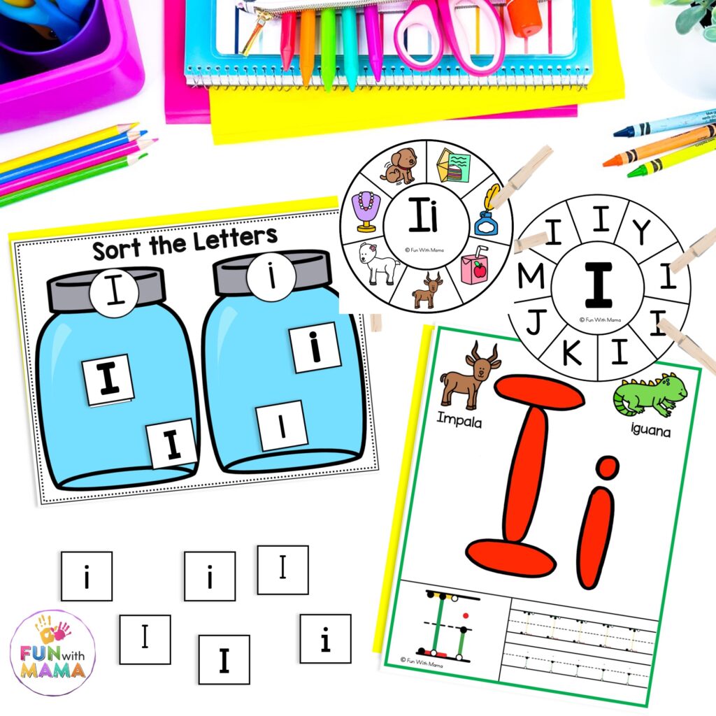 letter i activities